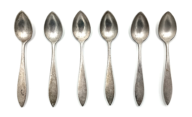 Łyżeczki do kawy-6 szt. (Warszawa, l.20-30.XX w.)