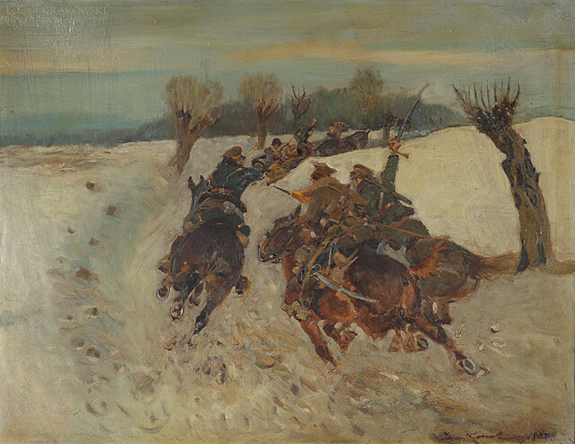 "Pogoń ułanów za bolszewikami" (1922)