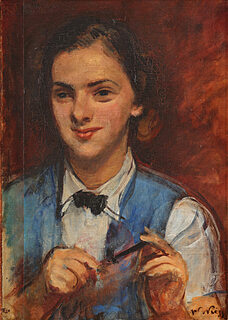 "Dziewczyna w błękitnej kamizelce"