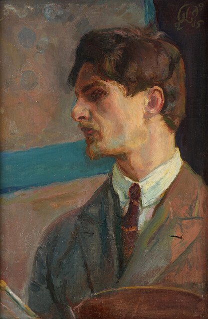 "Autoportret z paletą" (1925)