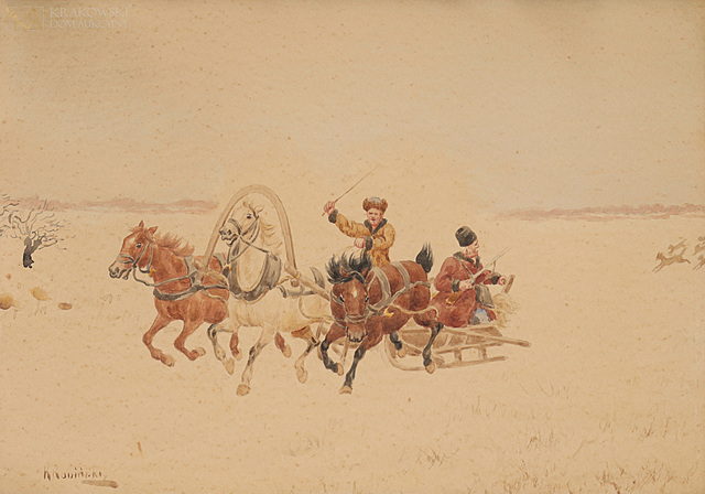 "Ucieczka przed wilkami"