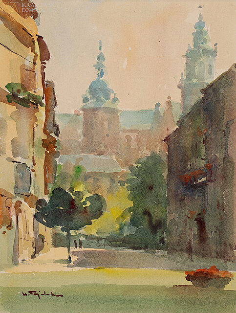 "Widok na Wawel"