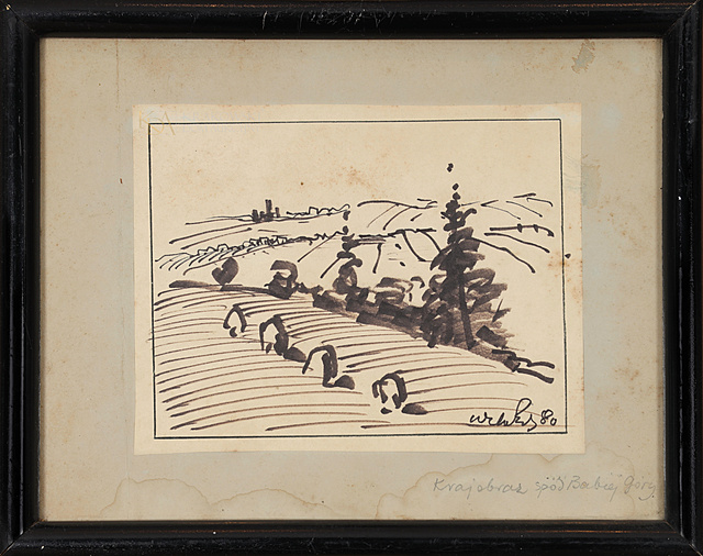 "Krajobraz spod Babiej Góry" (1980)