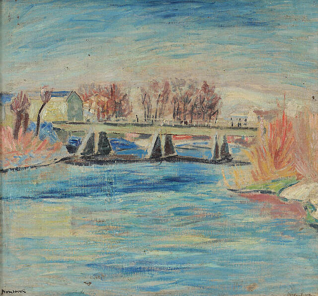 "Pejzaż z żaglówkami"