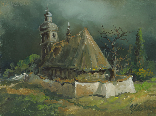 "Drewniany kościół"