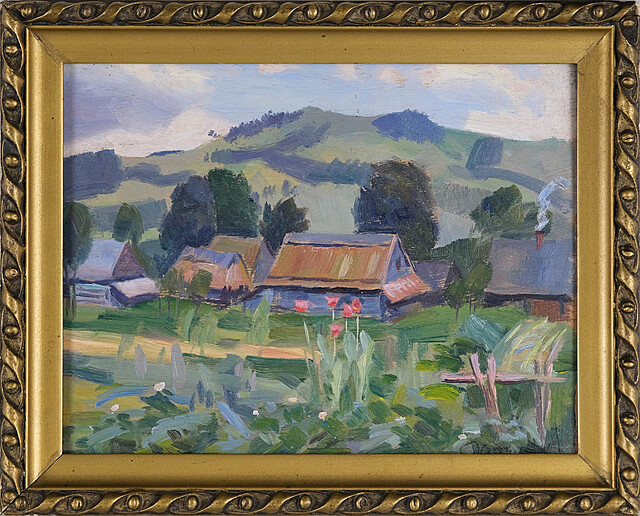 Chaty na Podhalu, ok 1910