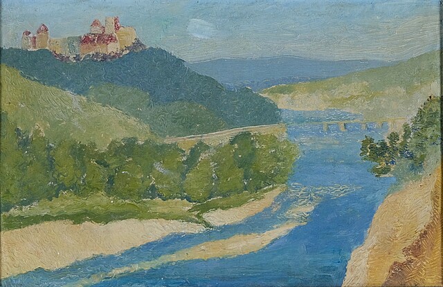 Widok na Klasztor w Tyńcu