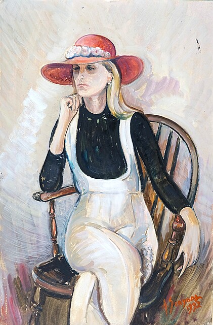 Portret Pani w fotelu, 1992