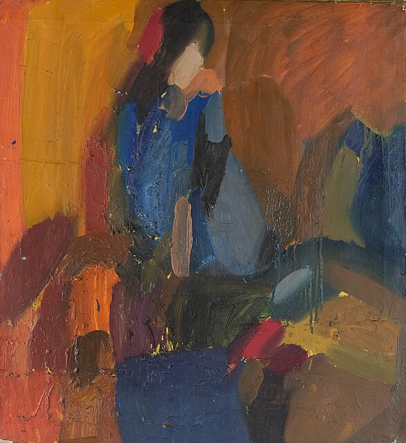 Kompozycja z postacią, ok. 1970