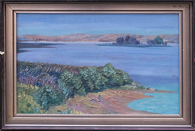 Pejzaż z rozlewiskiem