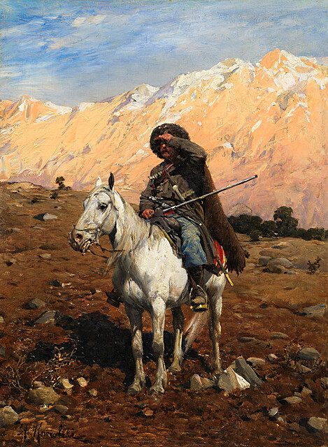 Kaukaski jeździec, lata 1880–1885