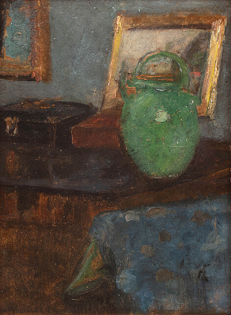Martwa natura z zielonym dzbankiem, 1900 r.