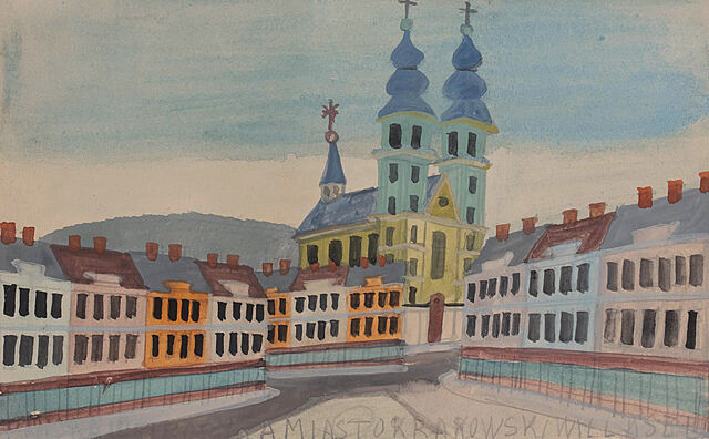 Pejzaż miejski, ok. 1965 r.