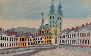 Pejzaż miejski, ok. 1965 r.