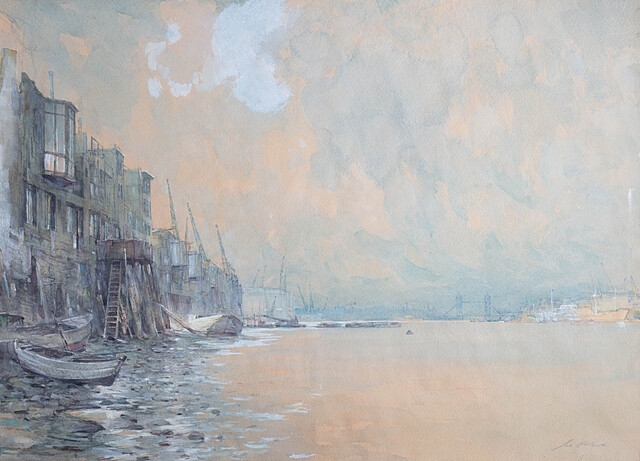 Niedzielny poranek nad Tamizą