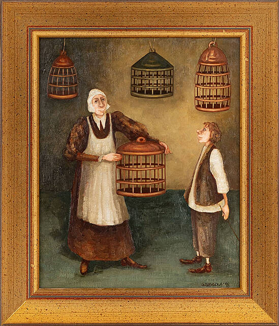 Sprzedawczyni  klatek, 1998