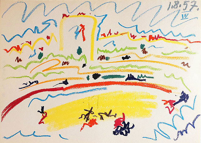 Z cyklu "Toros y Toreros", Arena IV, 1961