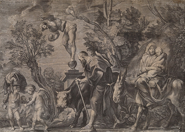 Powrót rodziny świętej z Egiptu, ok. 1645