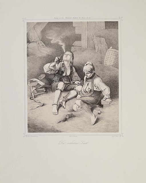 Zabroniona przyjemność (tyt.oryg.: „Die verbotene Lust”), ok. 1840