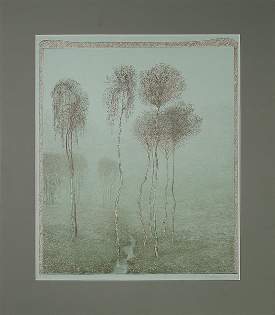 Brzozy nad strumykiem, ok. 1900