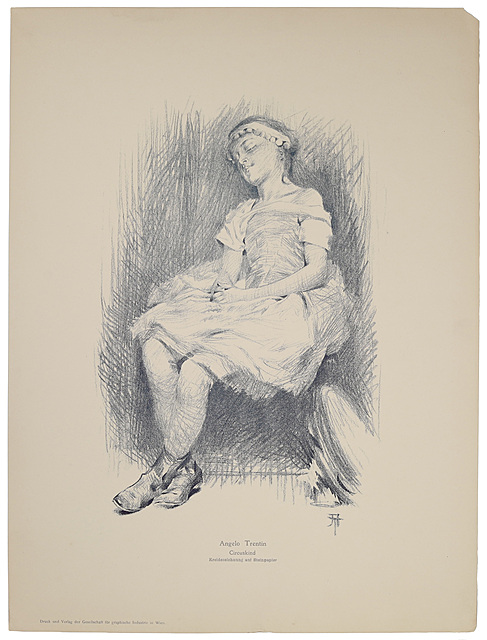 Odpoczywająca cyrkówka (tyt.oryg.: „Circuskind”), ok.1900