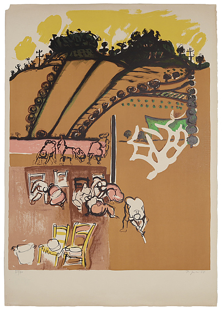 Przesadzanie jaśminu, 1955