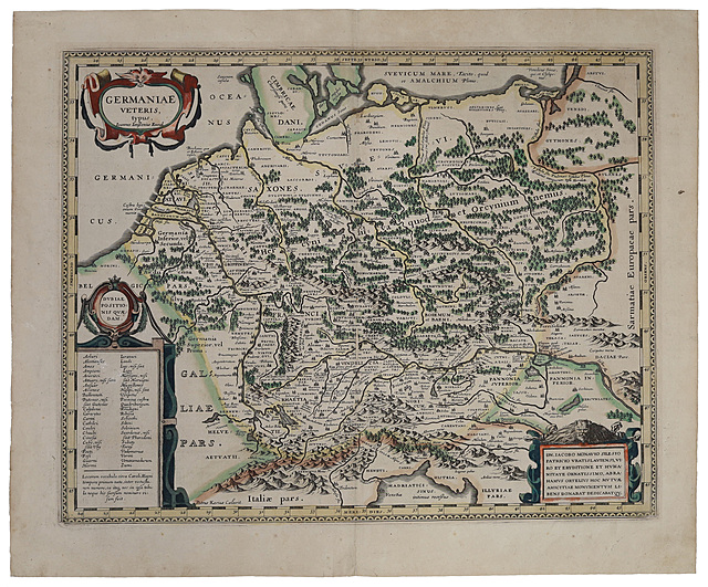 [Ziemie polskie w czasach Karola Wielkiego] Abraham ORTELIUS (1527 - 1598), Henricus HONDIUS (1597-1651)