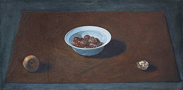 Hommage a GeorgFleger, kasztany, gruszka i orzechy, 2014