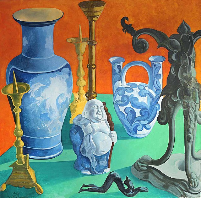 Martwa natura - Happy Budda 1, 2016