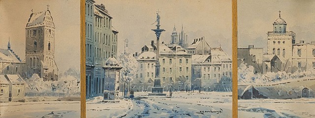 TRYPTYK WARSZAWSKI, ok. 1930