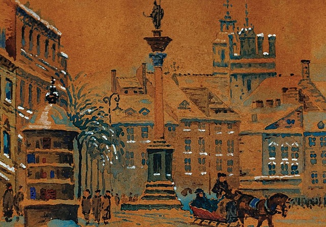 PLAC ZAMKOWY W WARSZAWIE, ok. 1930