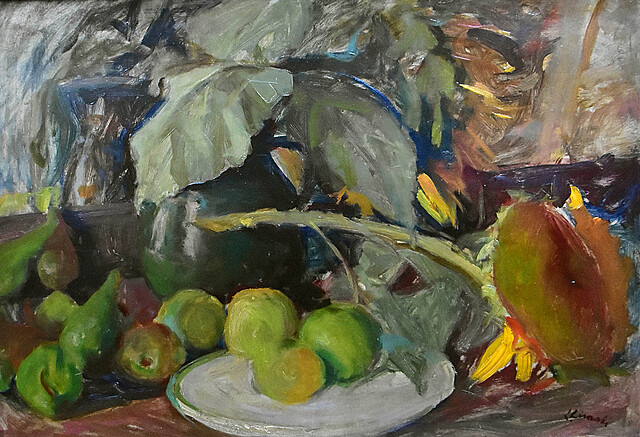 "MARTWA NATURA ZE SŁONECZNIKIEM"