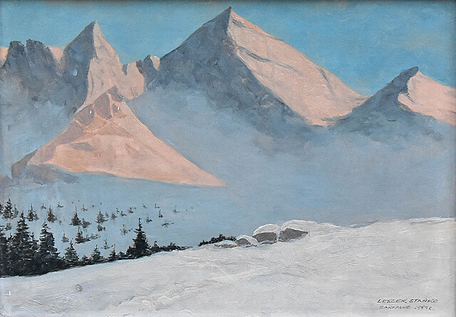 "ZIMOWY WIDOK NA ORLĄ PERĆ", 1984