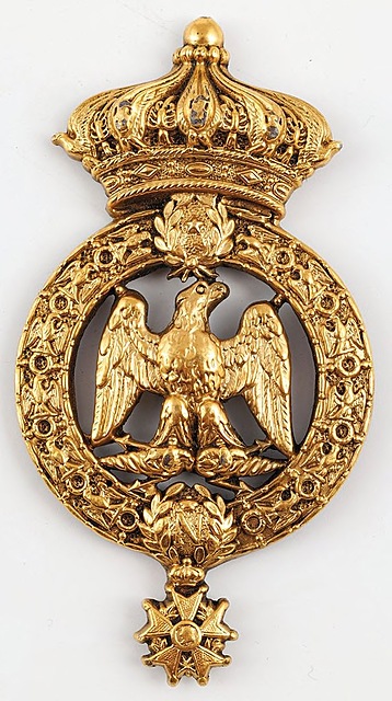 ODZNAKA NAPIERŚNIKA UPRZĘŻY SZWADRONU STU GWARDZISTÓW CESARSKICH, Francja, II Cesarstwo