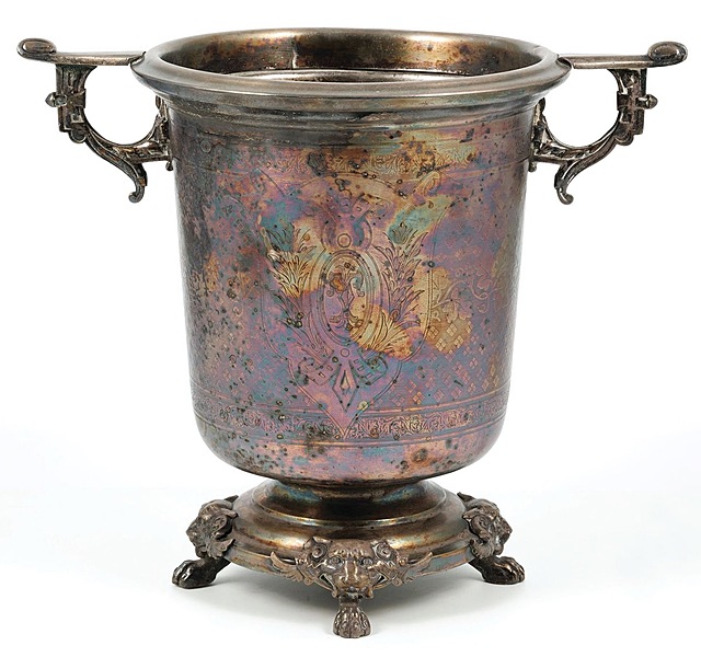 WAZA DO CHŁODZENIA WINA, Polska, Warszawa, Norblin. XIX / XX w.