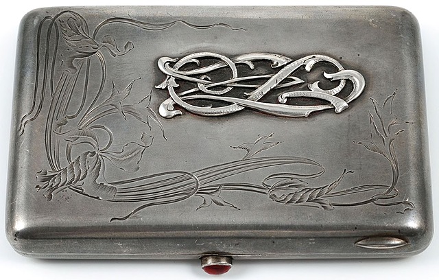 PAPIEROŚNICA SECESYJNA, Rosja, Moskwa, Timofiej Filipowicz, Ryczagow, 1899 - 1908