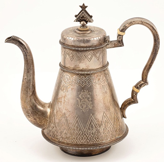 KOMPLET W STYLU STARORUSKIM, Rosja, Petersburg, Johann Ferdinand Olsonius, Daniel Edward Häikkinen, 1879