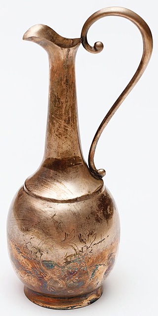 KARAFKA Z RYTYMI KWIATAMI, Polska, Warszawa, Krupski i Matulewicz, 1916-1921