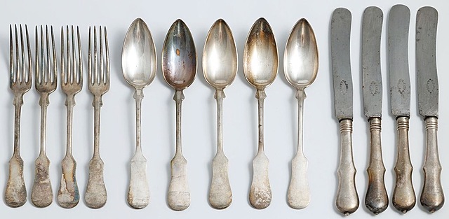 KOMPLET SZTUĆCÓW, Polska, Kraków, Marcin Jarra, po 1887