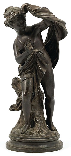 WYSTRASZONA NIMFA, Francja, XIX w.