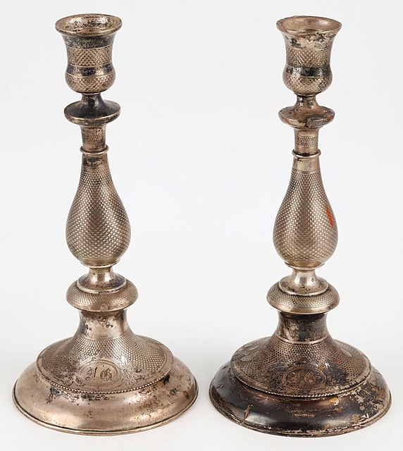 PARA ŚWIECZNIKÓW, Niemcy, ok. 1850
