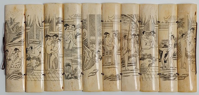 SCENY EROTYCZNE, Chiny, XIX / XX w.