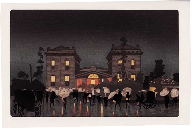 NOCNY DESZCZ NA STACJI SHINBASHI, 1980