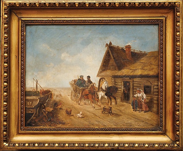 TROJKA PRZED CHATĄ, po 1873