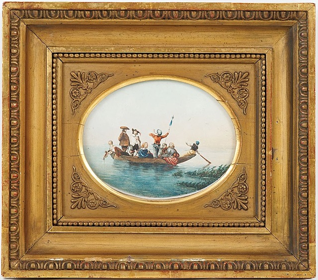 TOWARZYSTWO NA ŁÓDCE, 1858