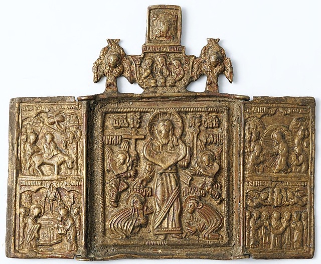 IKONA PODRÓŻNA, Rosja, XIX w.