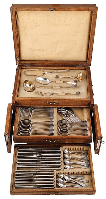 ZESTAW SZTUĆCÓW W KANTYNIE, Polska, Princenthal, Hempel i inni, po 1921