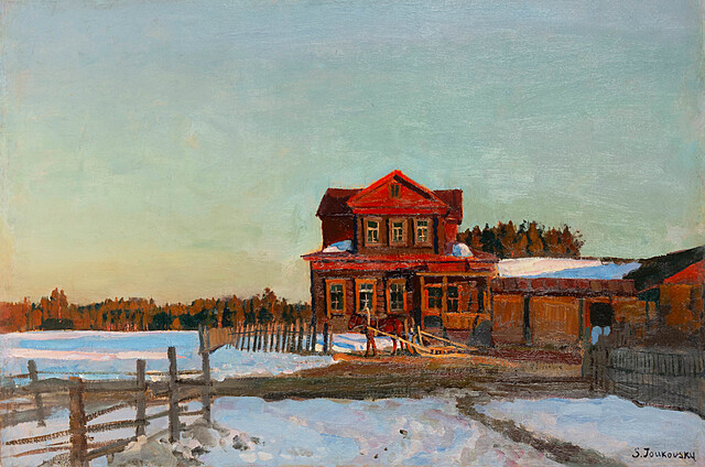 Dworek w Wiatce z koniem, ok. 1919-1920