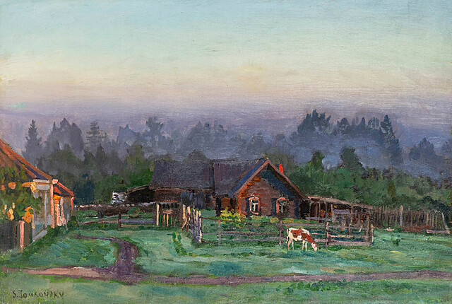 Widok na gospodarstwo (Leśniczówka), 1930 r.