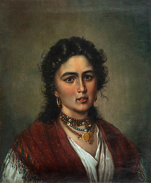 Portret Greczynki, 1896 r.